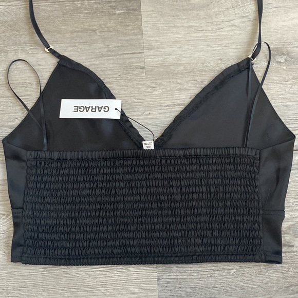 Ruched satin halter tank from garage. - Picture 2 of 3